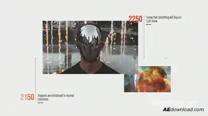 Modern Timeline Video Displays template preview