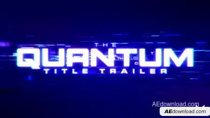 Modern Title Trailer Titles template preview