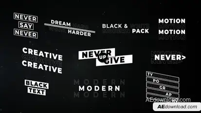 Modern Titles 4.0 | After Effects Titles template preview