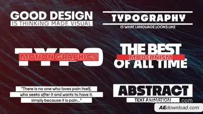 Modern Titles Titles template preview