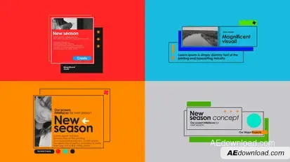 Modern Titles Titles template preview
