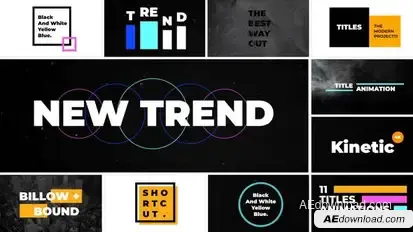 Modern Titles | After Effects Titles template preview