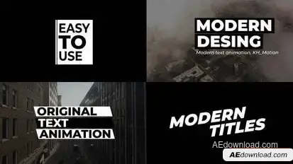 Videohive Modern Titles | After Effects 49665169 Titles template preview