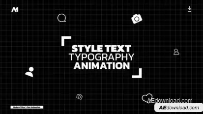 Modern Titles | After Effects Titles template preview