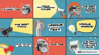 Modern Titles | After Effects Titles template preview