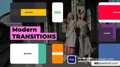 Modern Transitions Elements template preview