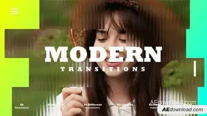 Modern Transitions Elements template preview