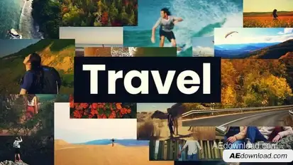 Modern Travel Reveal Openers template preview