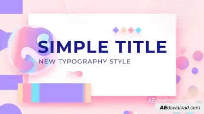 Modern Typography Opener Openers template preview