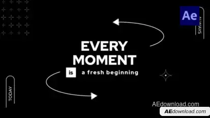 Modern Typography Titles Titles template preview