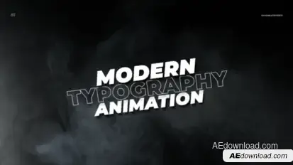 Modern Typography Titles Elements template preview