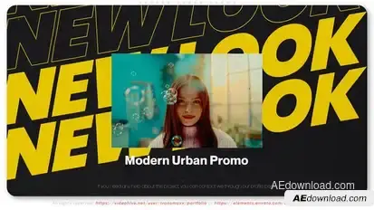 Modern Urban Promo Openers template preview