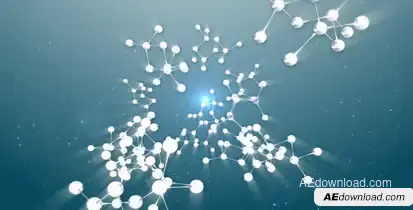 Molecule reveal logo Logo Stings template preview