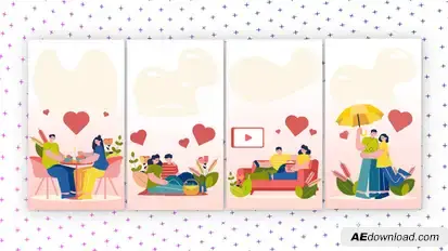 Moments - Vertical Media Content Elements template preview