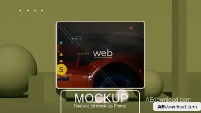 Monitor MockUp 2 Product Promo template preview