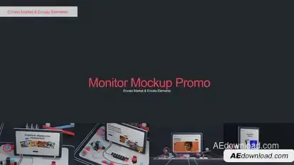 Monitor Mockup Product Promo template preview
