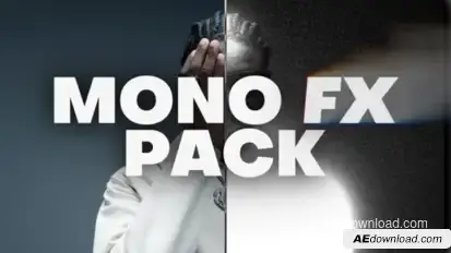 Mono FX Pack: High-Contrast Monochrome & Invert FX Toolkit for After Effects Elements template preview