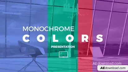 Monochrome Colors Presentation Product Promo template preview