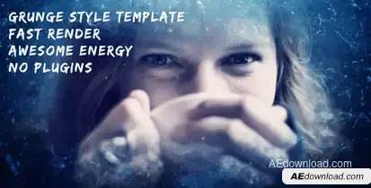 Monster Energy - Grunge Trailer Video Displays template preview