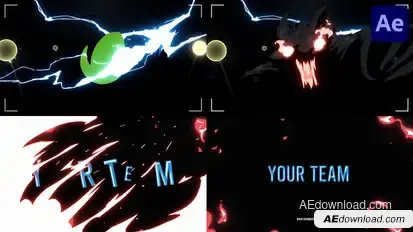 Monster Logo for After Effects Logo Stings template preview
