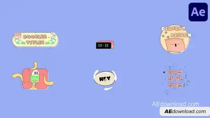 Morning Sweet Titles for After Effects Titles template preview