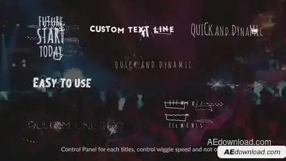 Morphing Glitch Titles Titles template preview