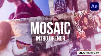 Mosaic Intro Openers template preview