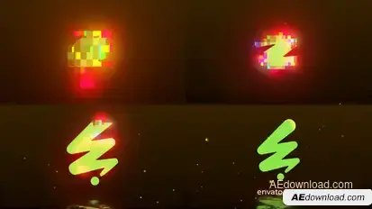 Mosaic Logo Reveal Logo Stings template preview