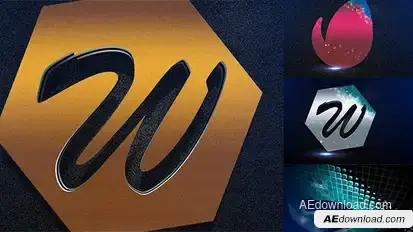 Mosaic Metal Logo Logo Stings template preview