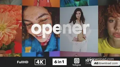 Mosaic Multi Photo Opener Intro Openers template preview