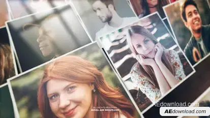 Mosaic Photo Reveal Video Displays template preview