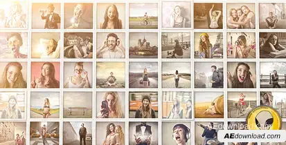 Mosaic Pop Photos Displays Video Displays template preview