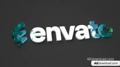Mosaic Reveal Logo Logo Stings template preview
