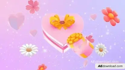 Videohive Mother’s Day Gift Box Logo Reveal Openers template preview