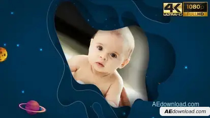 Mother And Baby Slideshow Video Displays template preview