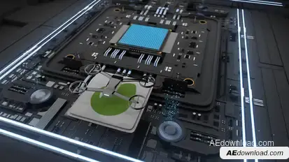 Motherboard Sci-Fi Logo Logo Stings template preview