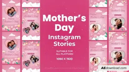 Videohive Mothers Day Instagram Stories 57711600 Openers template preview