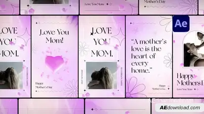 Mothers Day Stories Openers template preview