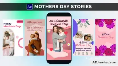 Mothers Day Stories Openers template preview