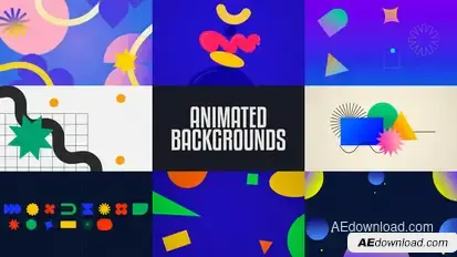 Motion Backgrounds Elements template preview