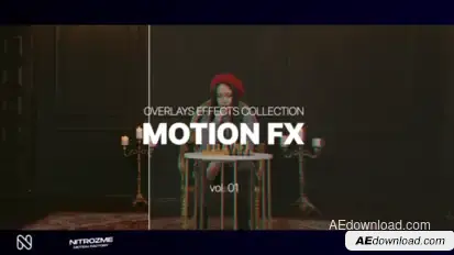 Motion Camera Effects Overlays Collection Vol. 01 Elements template preview