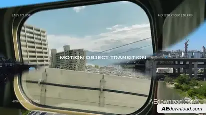 Motion Object Transition Elements template preview