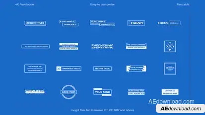 Motion Titles Titles template preview
