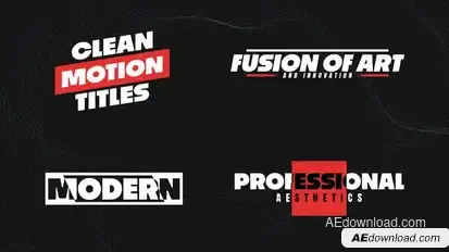 Motion Titles Titles template preview