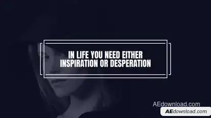 Motion Typography Titles template preview