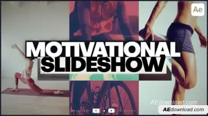 Motivational Slideshow broadcast-packages template preview