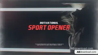 Motivational Sport Promo Openers template preview