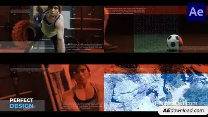 Motivational Sports Opener for After Effects Openers template preview