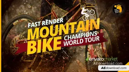Mountain Bike Promo broadcast-packages template preview