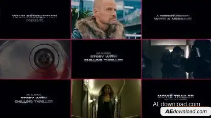 Movie Minimal Trailer Openers template preview